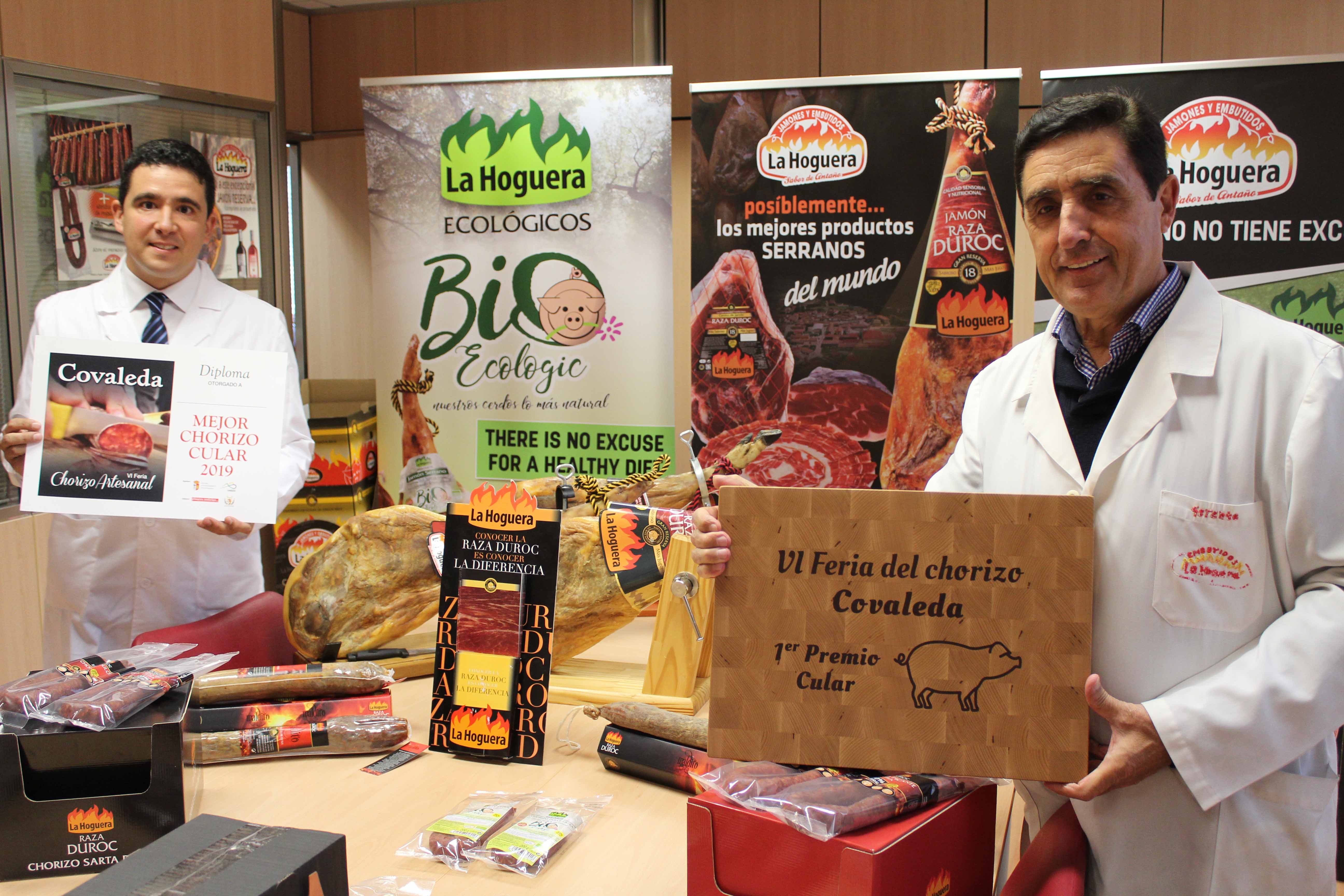 Embutidos La Hoguera recoge el premio al ‘Mejor Chorizo Cular’.